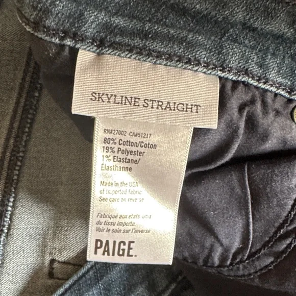 PAIGE Dark Blue Skinny Jeans - Picture 4 of 9